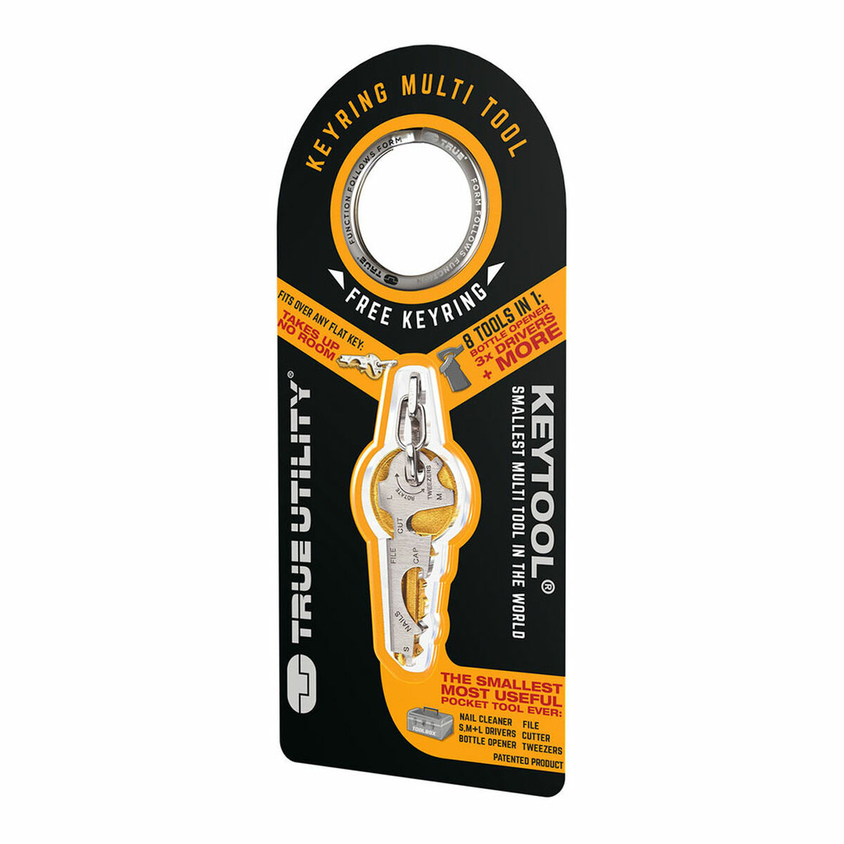 Multi-purpose key ring True Keytool tu247k 8 Funkce